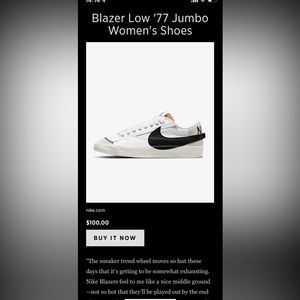 NIKE Blazer Low '77 Jumbo